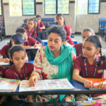 Royal Academy Primary School students engaged in interactive learning